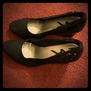 Black wedges very comfortable